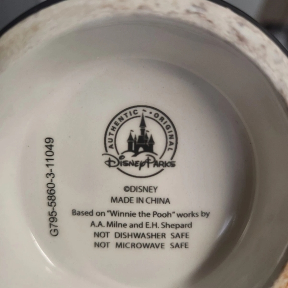 Disney Parks Authentic TIGGER 20 oz Coffee Tea Large Mug Striped Tail Handle - Picture 6 of 6